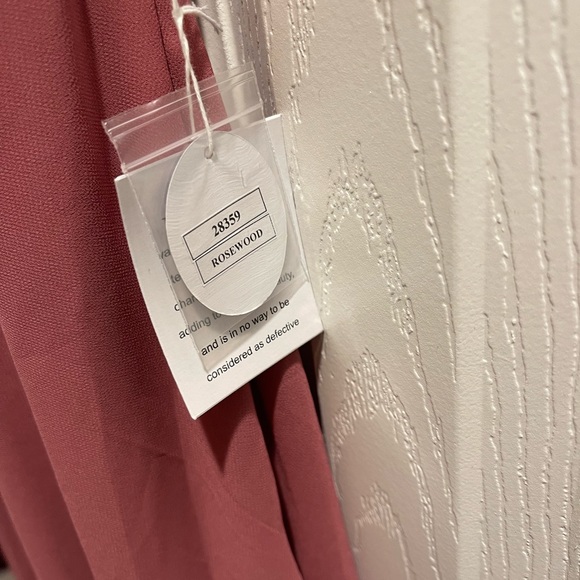 Kennedy Blue Haley bridesmaids dress- color rosewood NWT - Picture 3 of 3